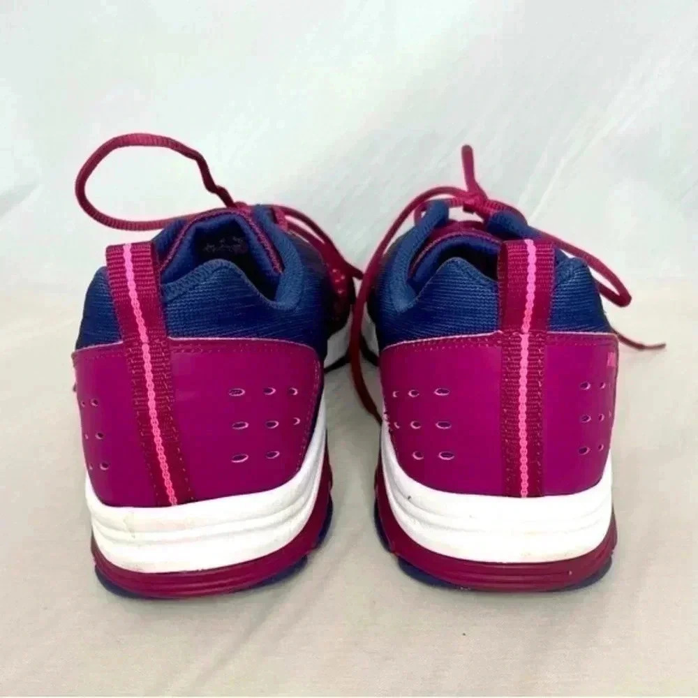 Ryka RZX Women's Vivid Sneakers 10W Raspberry Blue Lace Up Mesh - Picture 5 of 10